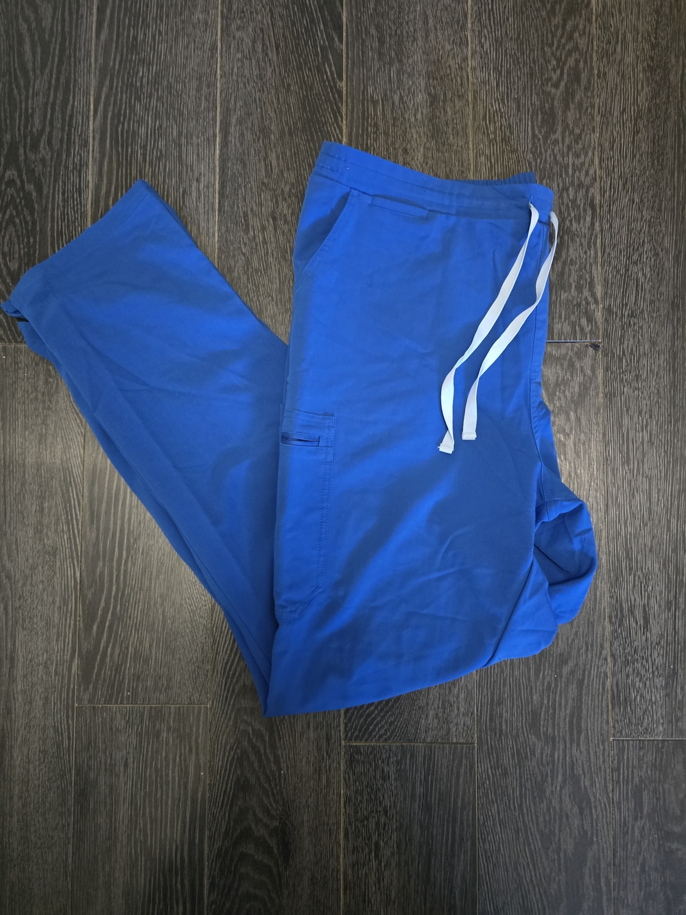 Figs Yola Royal Blue Skinny Scrub Pants Size XLT